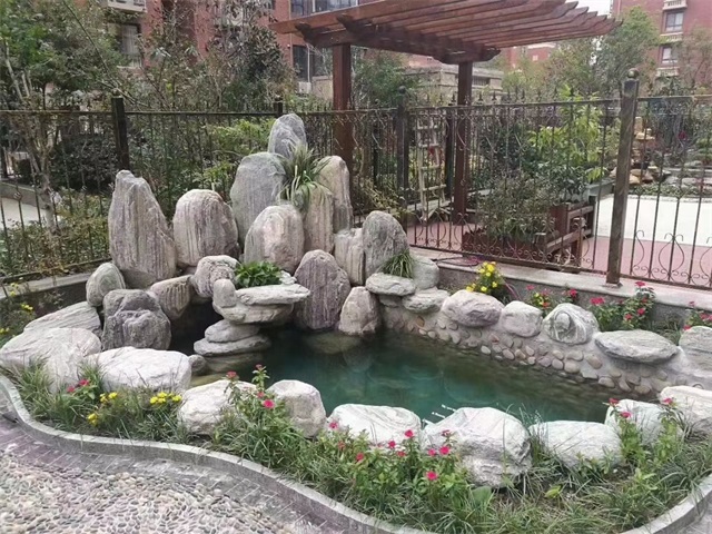 嘉兴家庭庭院水景设计
