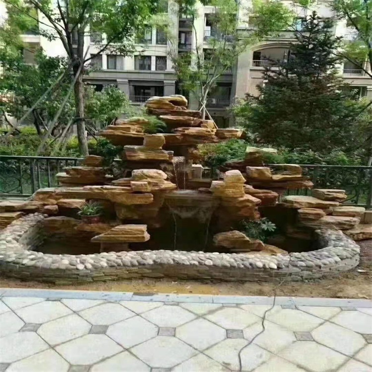 嘉兴庭院假山鱼池设计方案